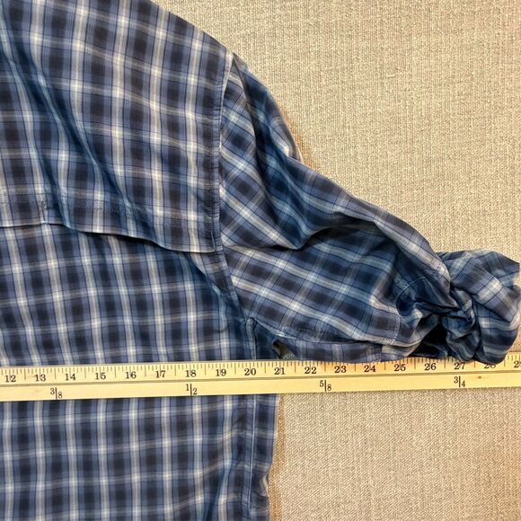 REI Co-op Men’s Plaid Long Sleeve Performance Shirt – Size Medium - Picture 7 of 10